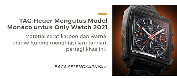TAG Heuer Mengutus Model Monaco untuk Only Watch 2021