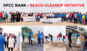 DFCC Bank Marks World Environment Day with Beach Clean-Up to #BeatPlasticPollution