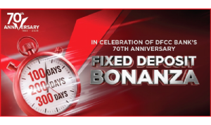 DFCC Bank Marks 70 Years with Market-Leading Fixed Deposit Bonanza