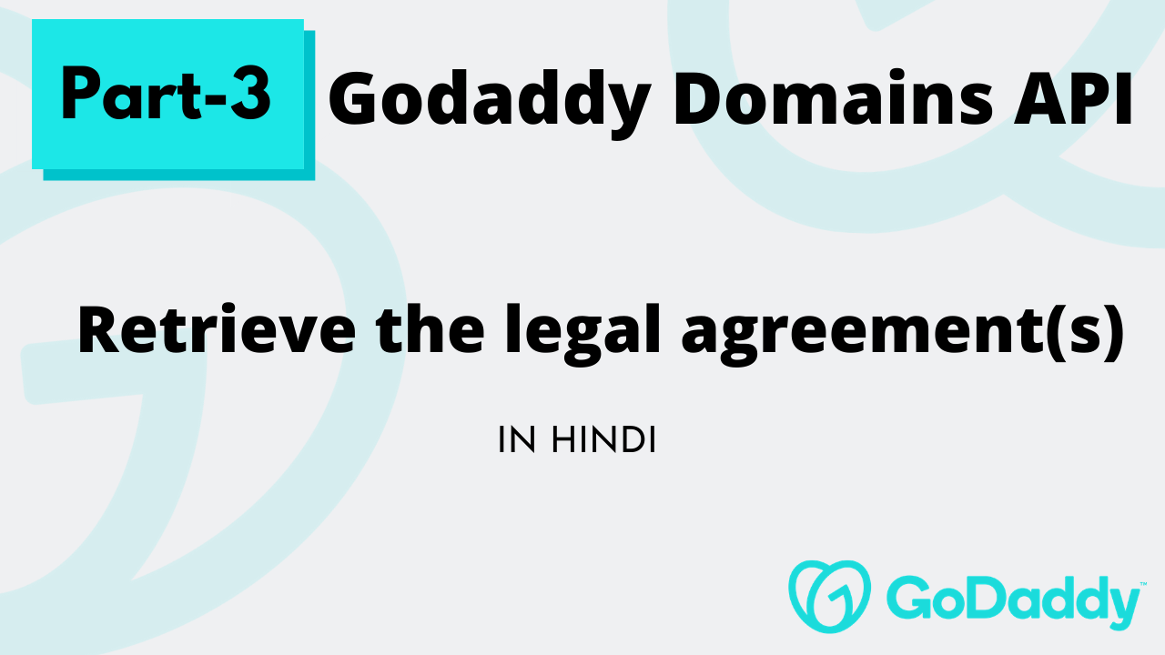 godaddy domain api