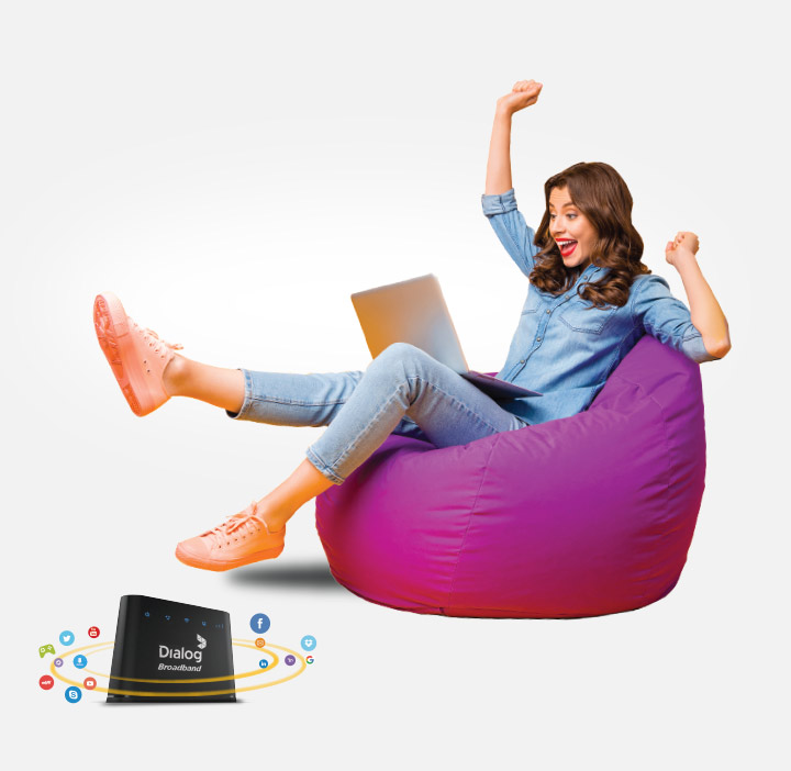 Maximize your mobile internet experience with Dialog's prepaid anytime data add-ons