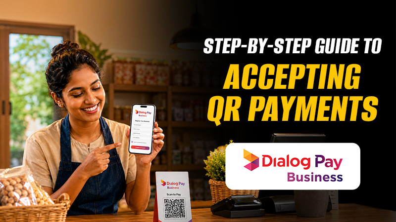 Accepting QR Payments with Dialog Pay Business