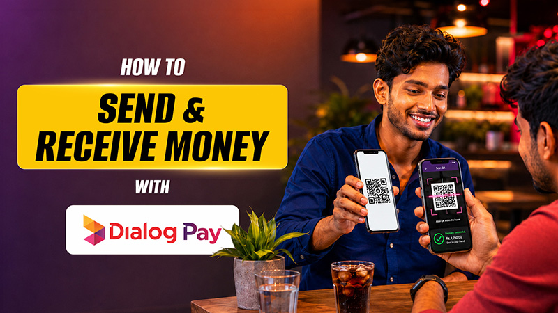 Send and receive money with Dialog Pay