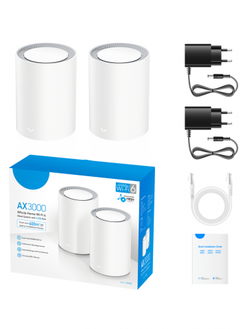 Wi-Fi Mesh (CUDY AX3000)