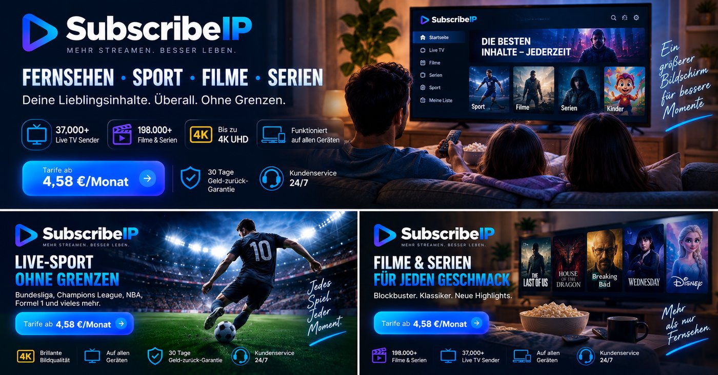 Richten Sie IPTV für Senioren mit großer Schrift, kurzer Favoritenliste und einer einfachen Fernbedienung ein.