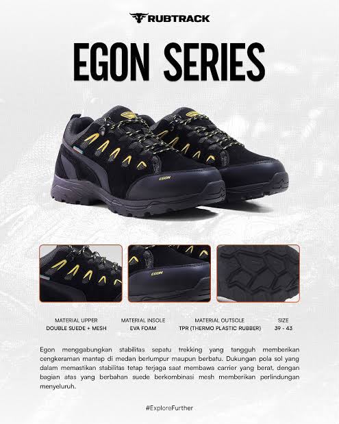 Sepatu UK 40 Rubtrack egon