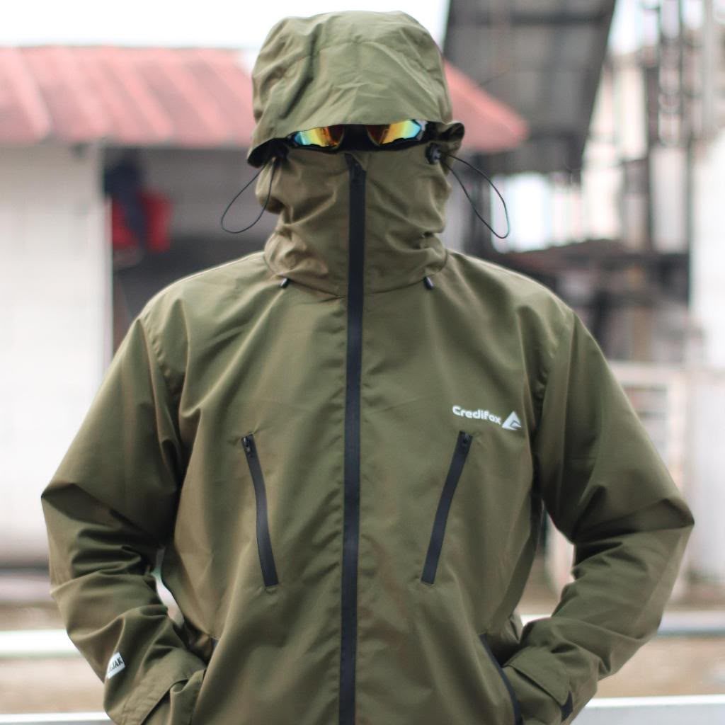 Jacket Gorpcore credifox hijau size M