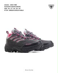 Sepatu UK 39 Rubtrack akass grey pink