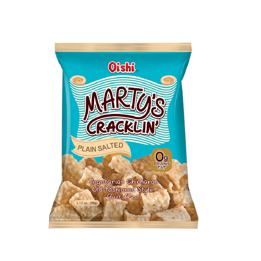 Oishi Marty's Cracklin' Plain Salted Vegetarian Chicharon