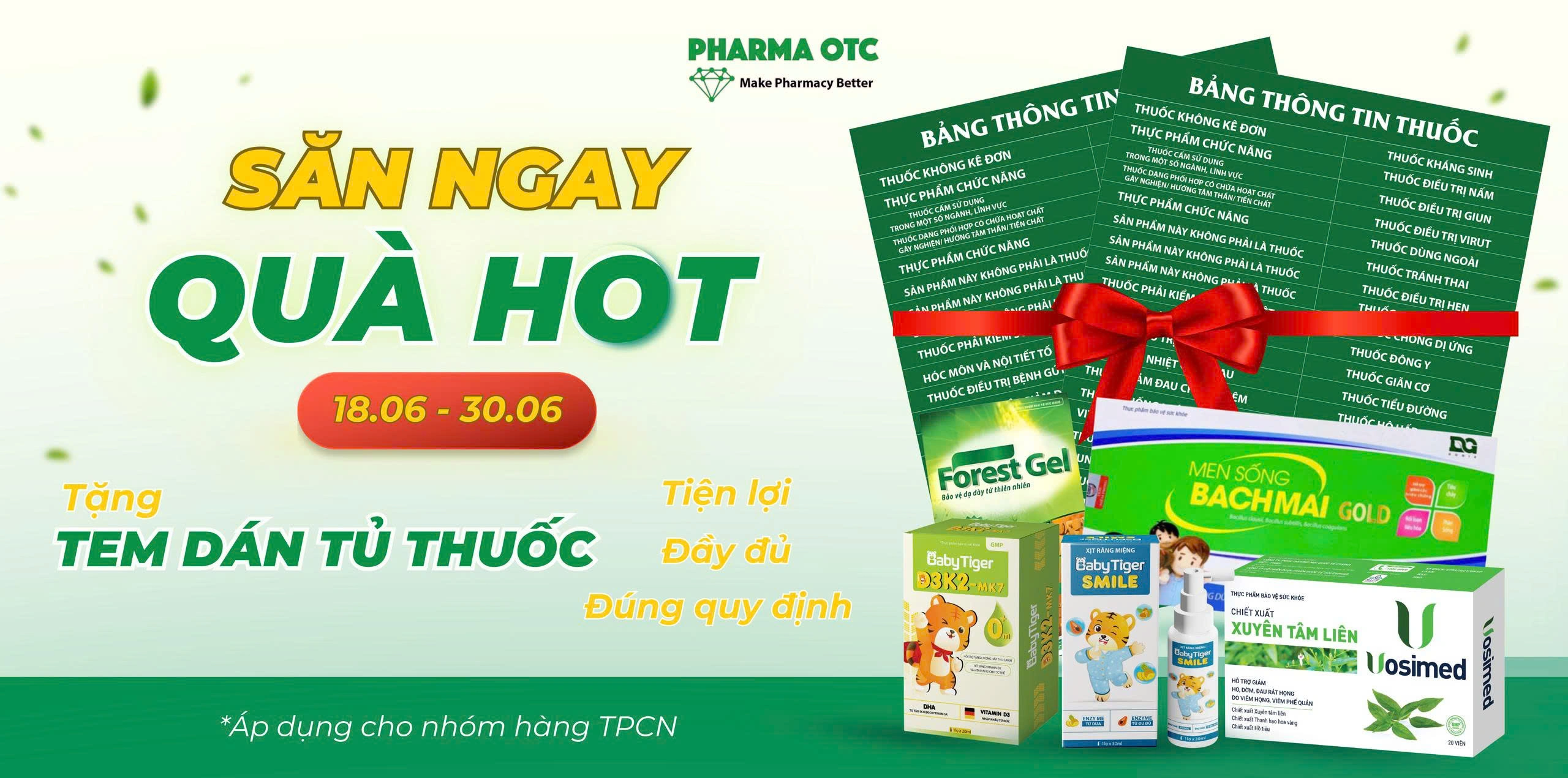 SĂN NGAY QUÀ HOT – TẶNG TEM DÁN TỦ THUỐC TIỆN LỢI, CHUẨN QUY ĐỊNH!
