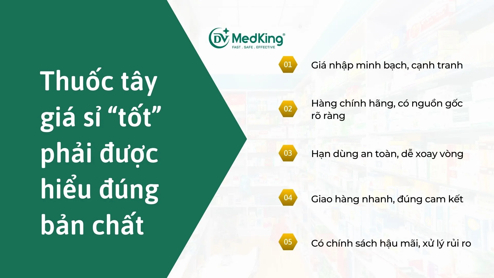 Nguồn nhập thuốc tây giá sỉ uy tín