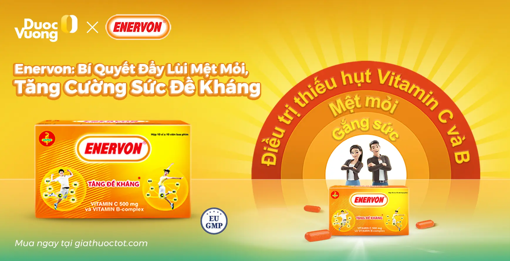 Enervon: Bí Quyết Đẩy Lùi Mệt Mỏi, Tăng Cường Sức Đề Kháng 
