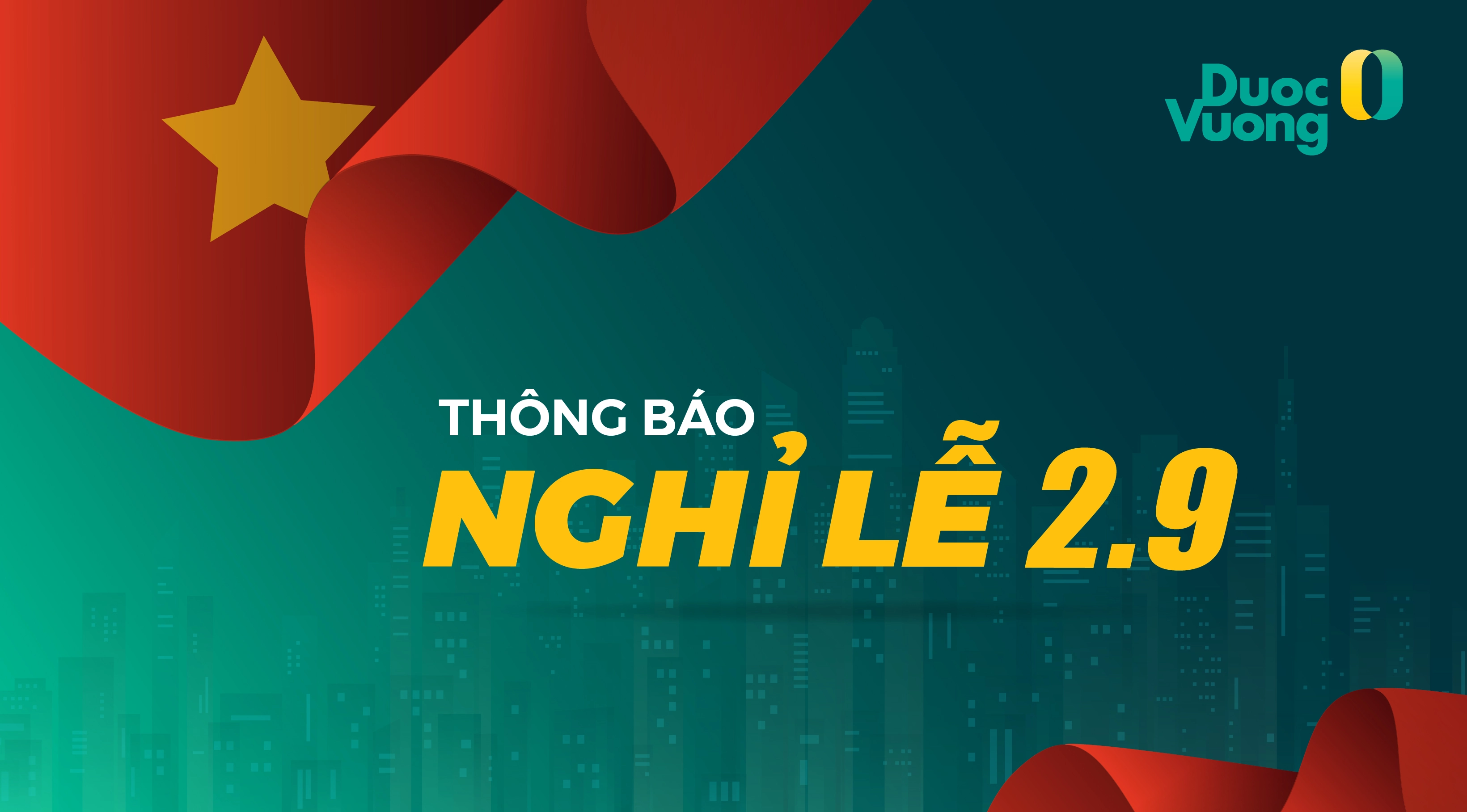 Thông Báo Lịch Nghỉ Lễ Quốc Khánh 02/09