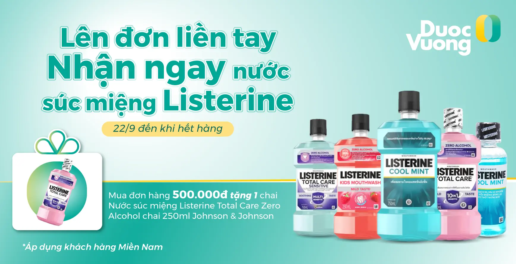 🌟LÊN ĐƠN LIỀN TAY – NHẬN LISTERINE CỰC COOL -  MIỀN NAM