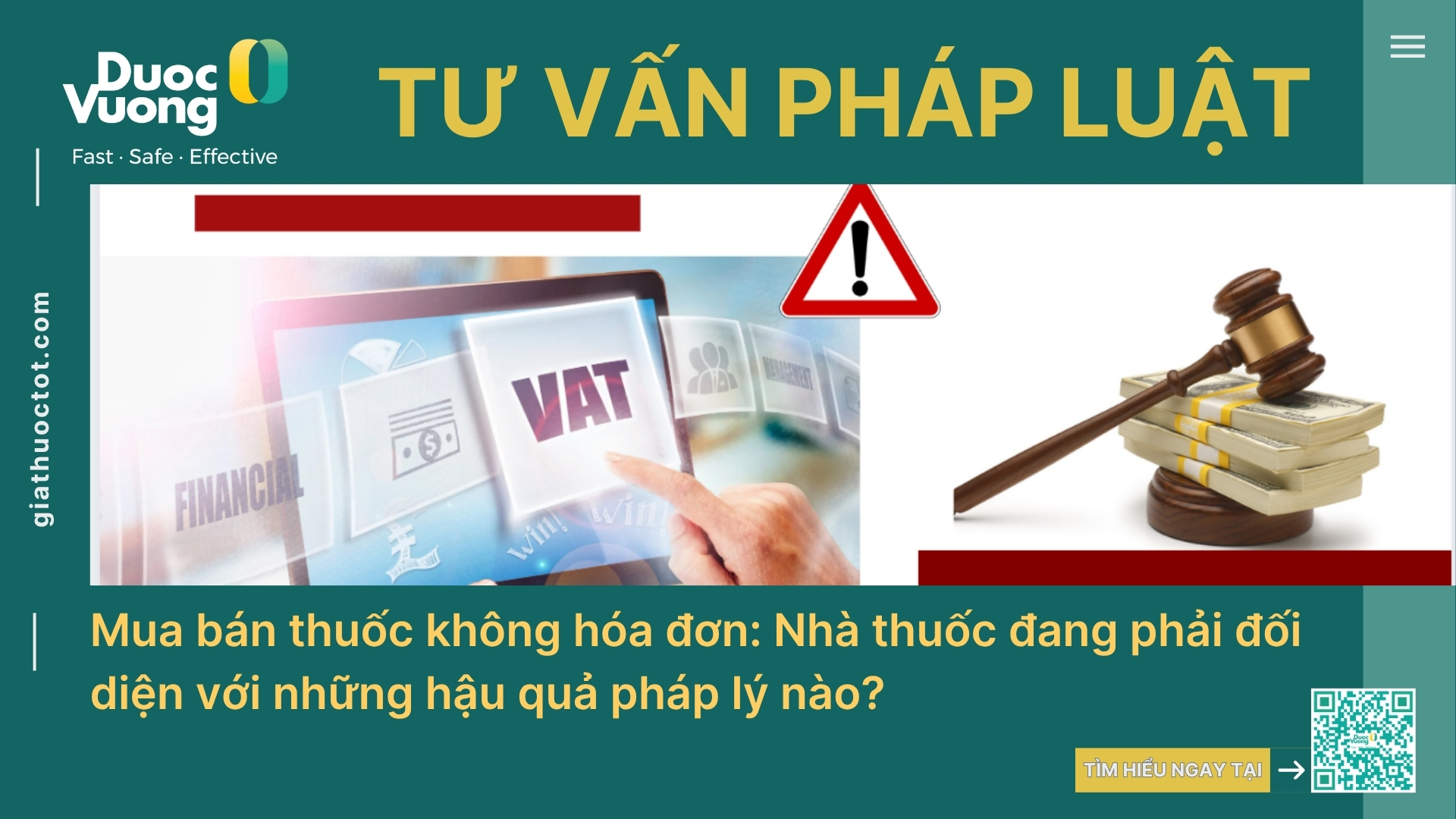 MUA BÁN THUỐC KHÔNG HÓA ĐƠN: NHÀ THUỐC ĐANG PHẢI ĐỐI DIỆN VỚI NHỮNG HẬU QUẢ PHÁP LÝ NÀO?