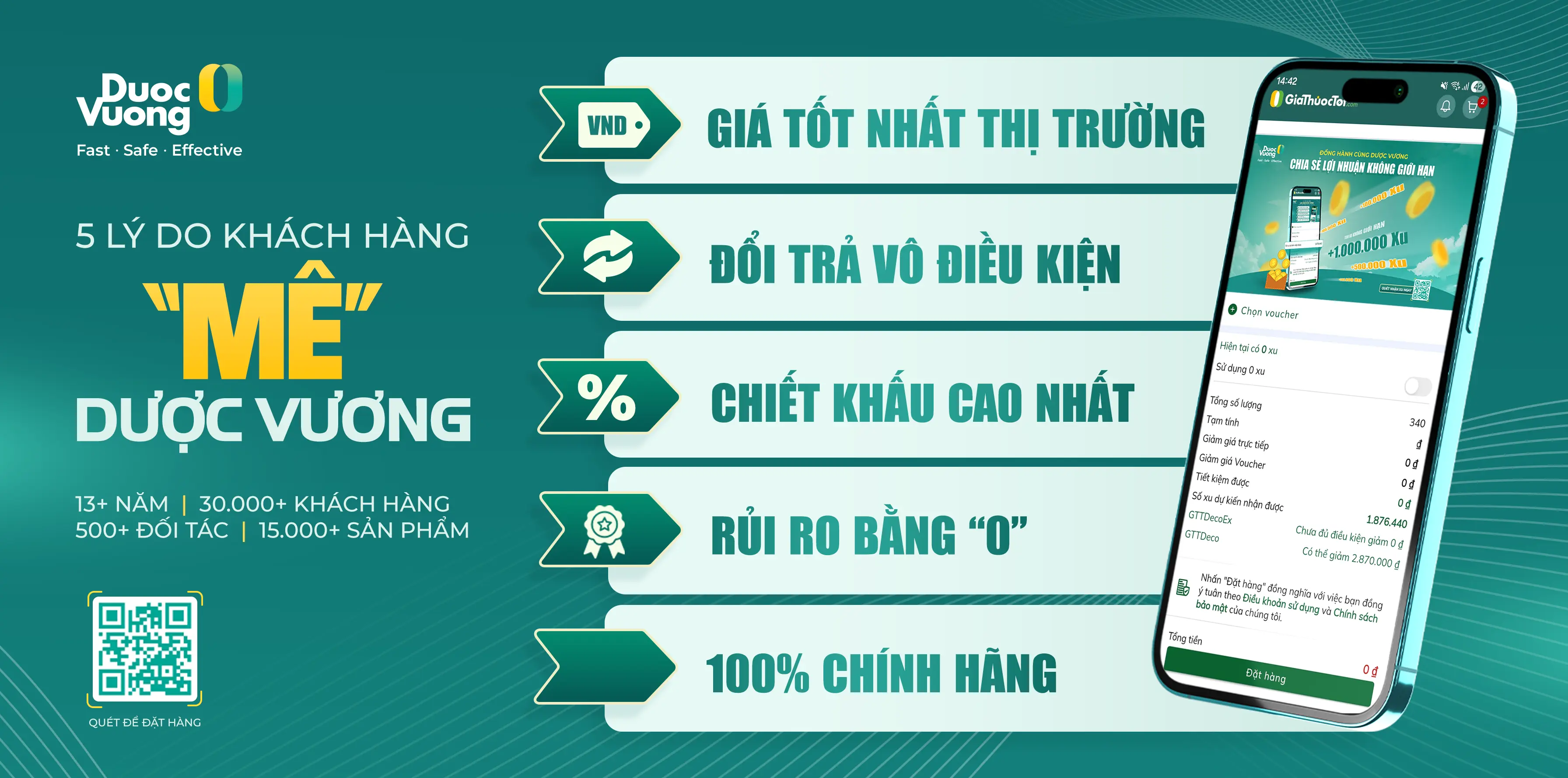 5 LÝ DO KHÁCH HÀNG “MÊ MỆT” DƯỢC VƯƠNG