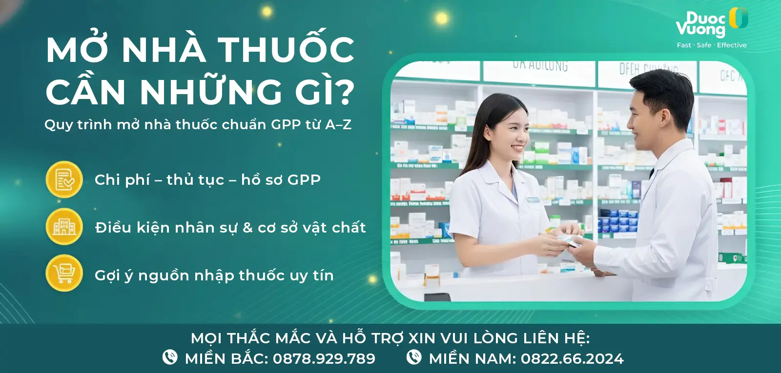 Mở nhà thuốc cần những gì? Quy trình mở nhà thuốc chuẩn GPP