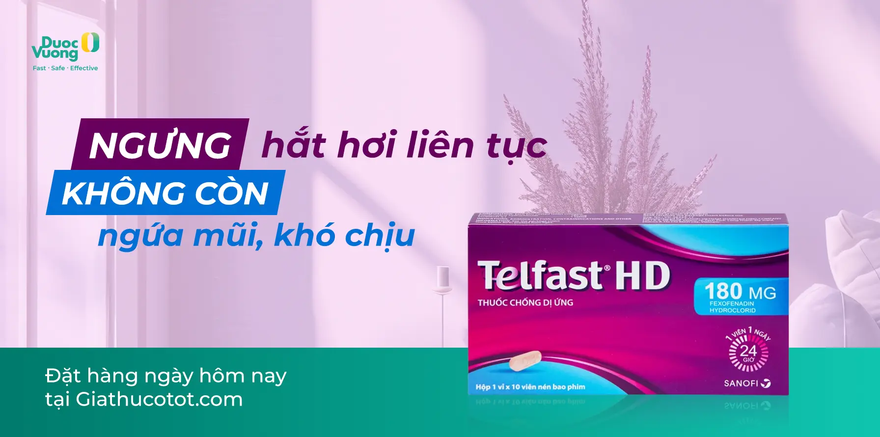 ✨ TELFAST – HIỂU ĐÚNG VỀ CÁC TRIỆU CHỨNG DỊ ỨNG THEO MÙA