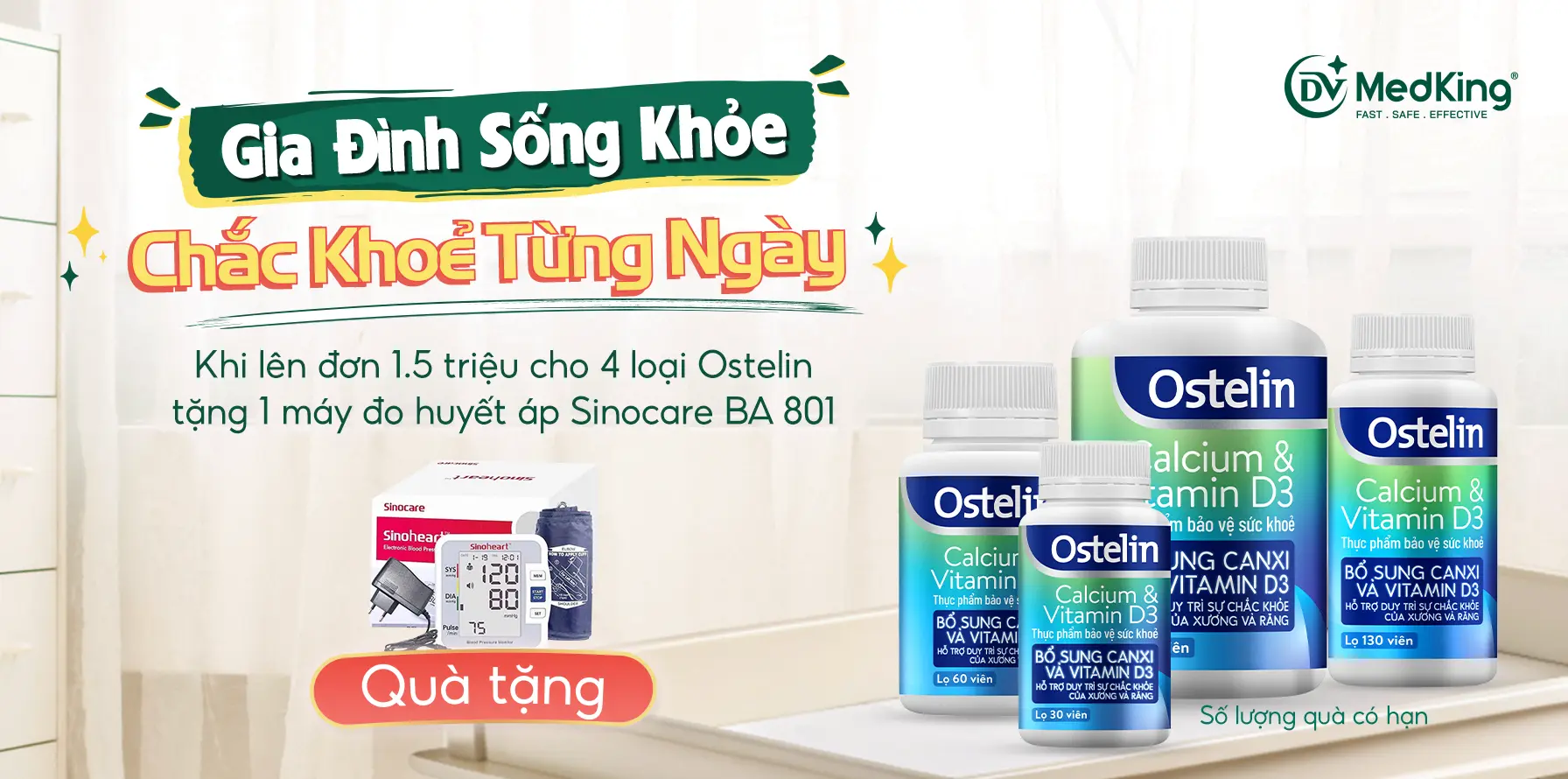💙&nbsp;OSTELIN CALCIUM & VITAMIN D3 – HỖ TRỢ BỔ SUNG CANXI MỖI NGÀY 
