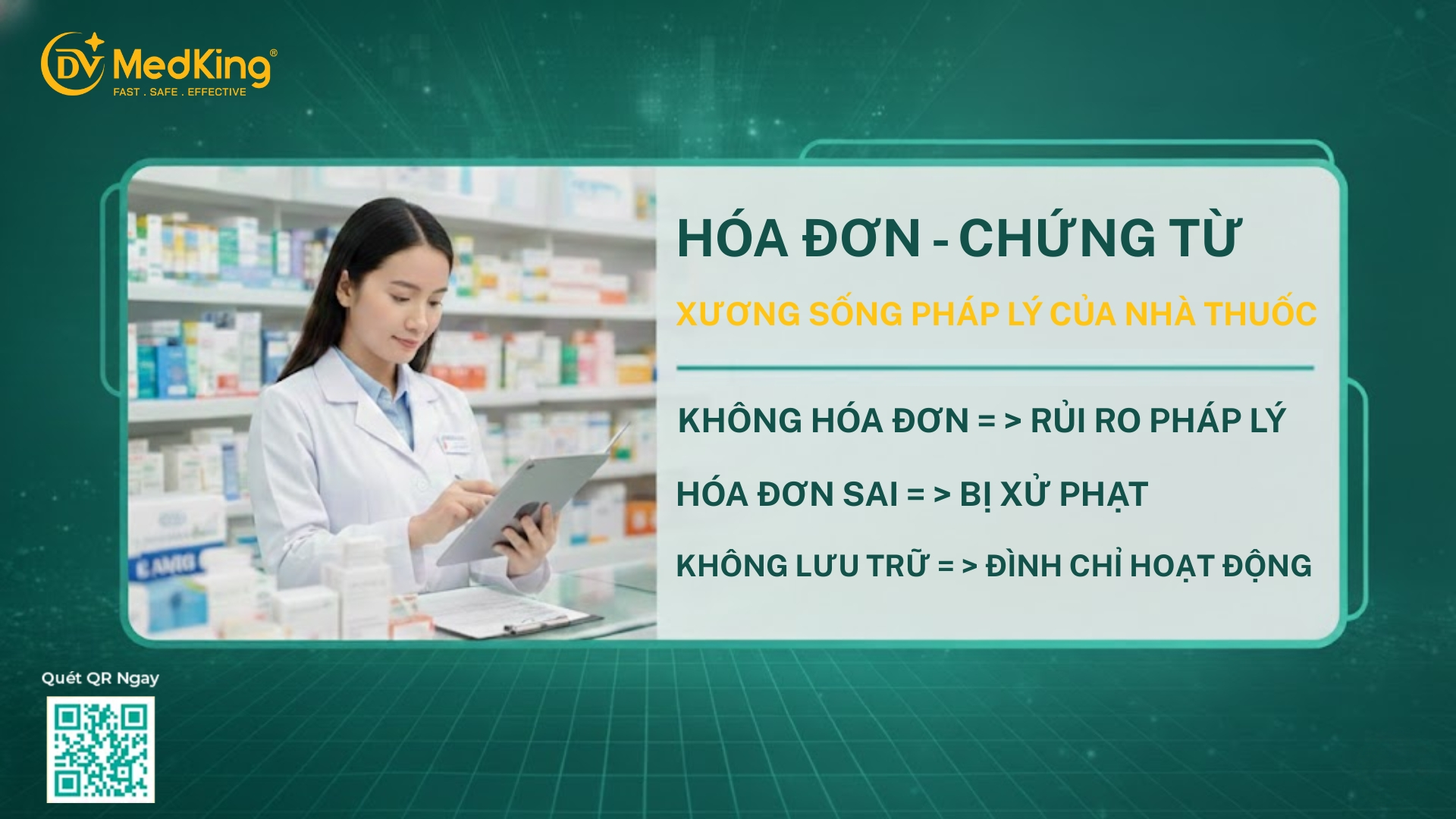 Hóa đơn, chứng từ trong kinh doanh thuốc: bị xử phạt như thế nào?