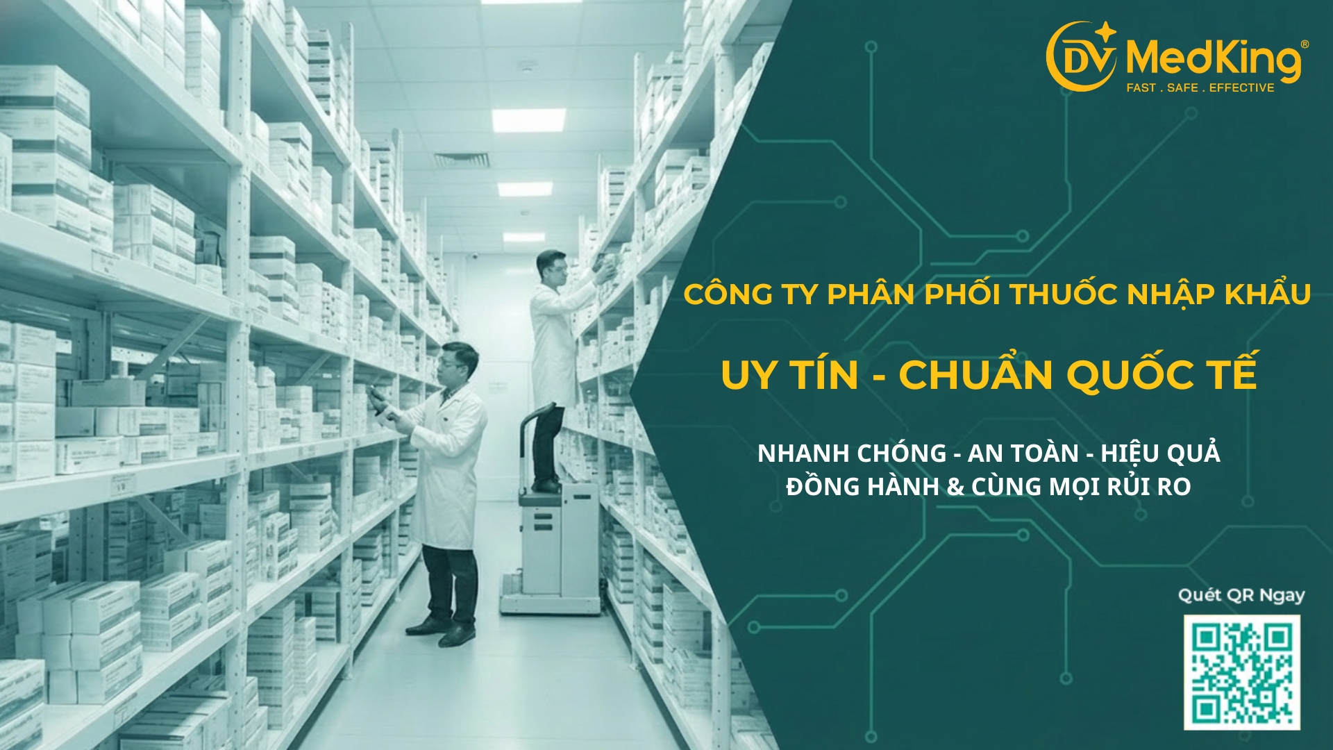 Công ty phân phối thuốc nhập khẩu uy tín | Dược Vương – DV Medking