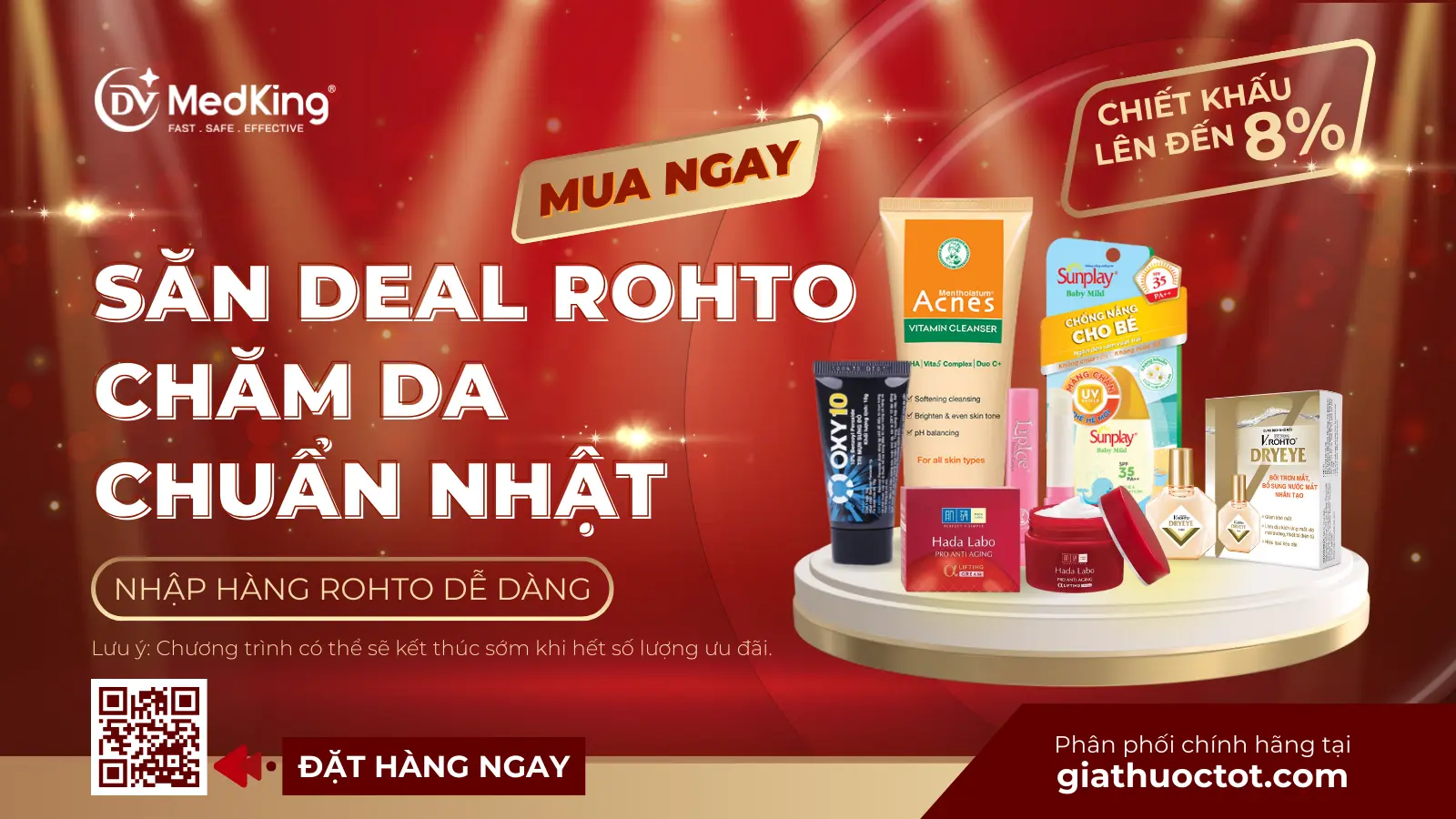SĂN DEAL ROHTO - NHẬN NGAY CHIẾT KHẤU
