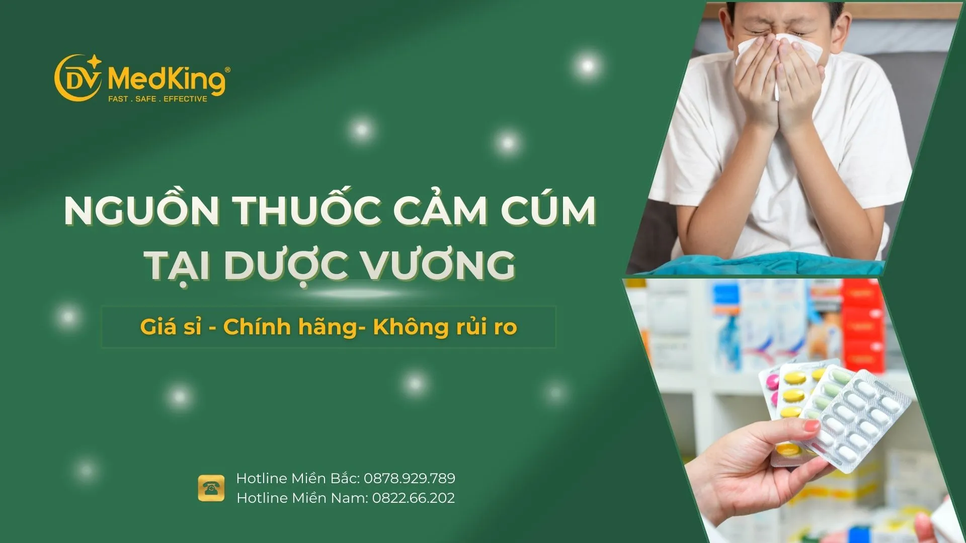 Nguồn thuốc cảm cúm giá sỉ chính hãng không rủi ro tại Dược Vương
