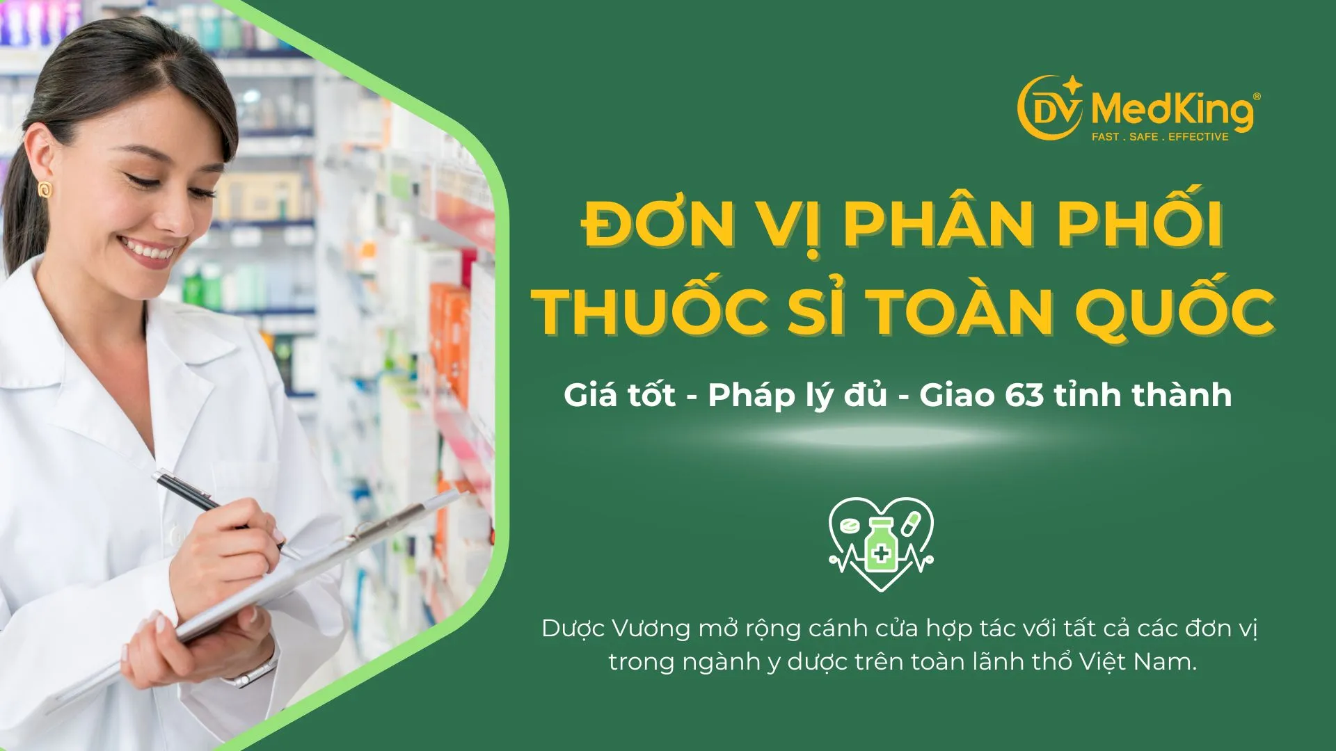 Đơn vị phân phối thuốc sỉ toàn quốc: giá tốt, pháp lý đủ, giao nhanh 63 tỉnh