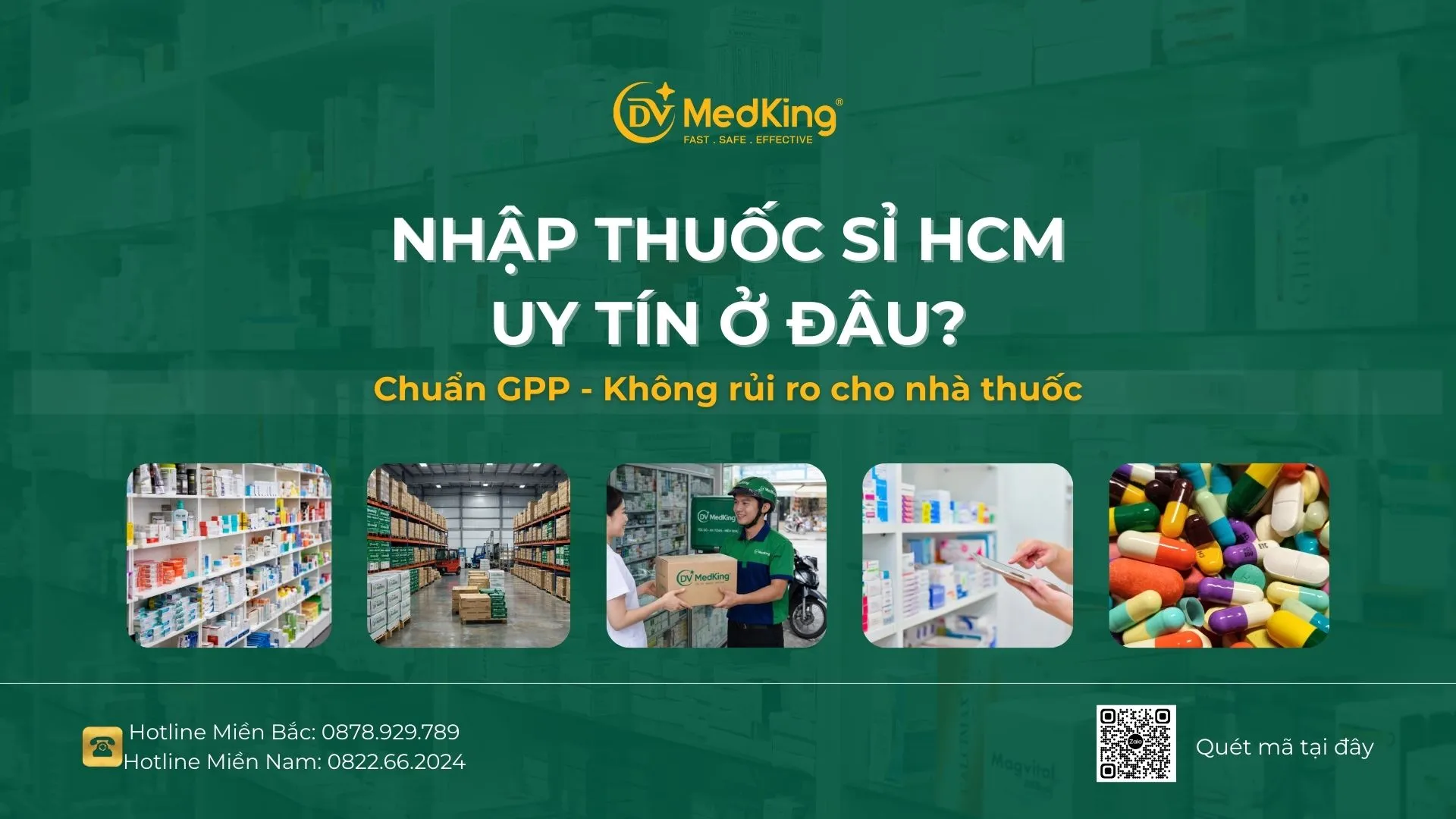 Nhập thuốc sỉ HCM ở đâu uy tín, không rủi ro cho nhà thuốc?