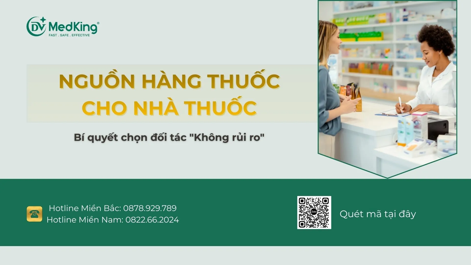 Nguồn hàng thuốc cho nhà thuốc: Bí quyết chọn đối tác "Không rủi ro"