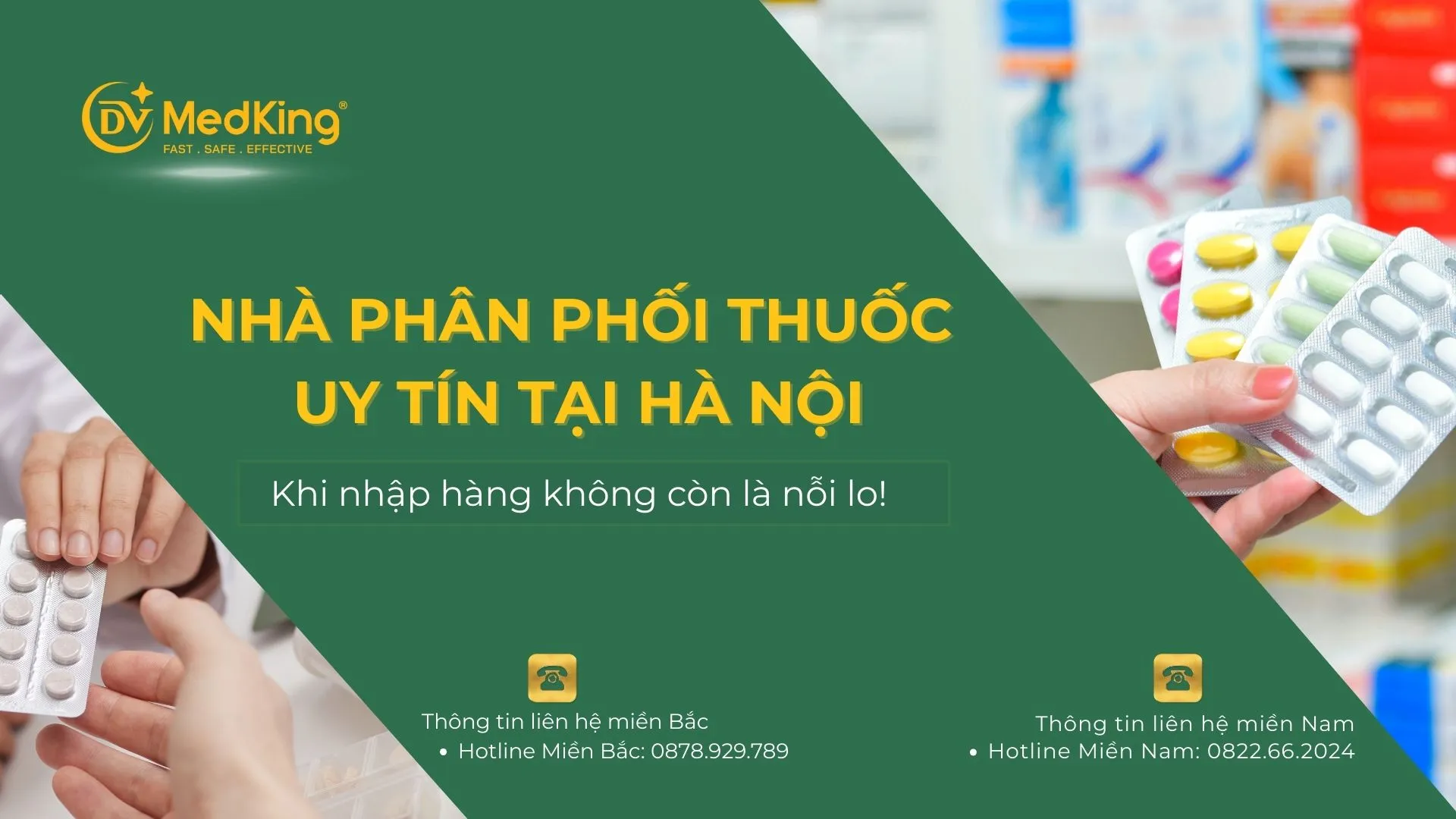 Nhà phân phối thuốc uy tín tại Hà Nội | Dược Vương - DV MedKing