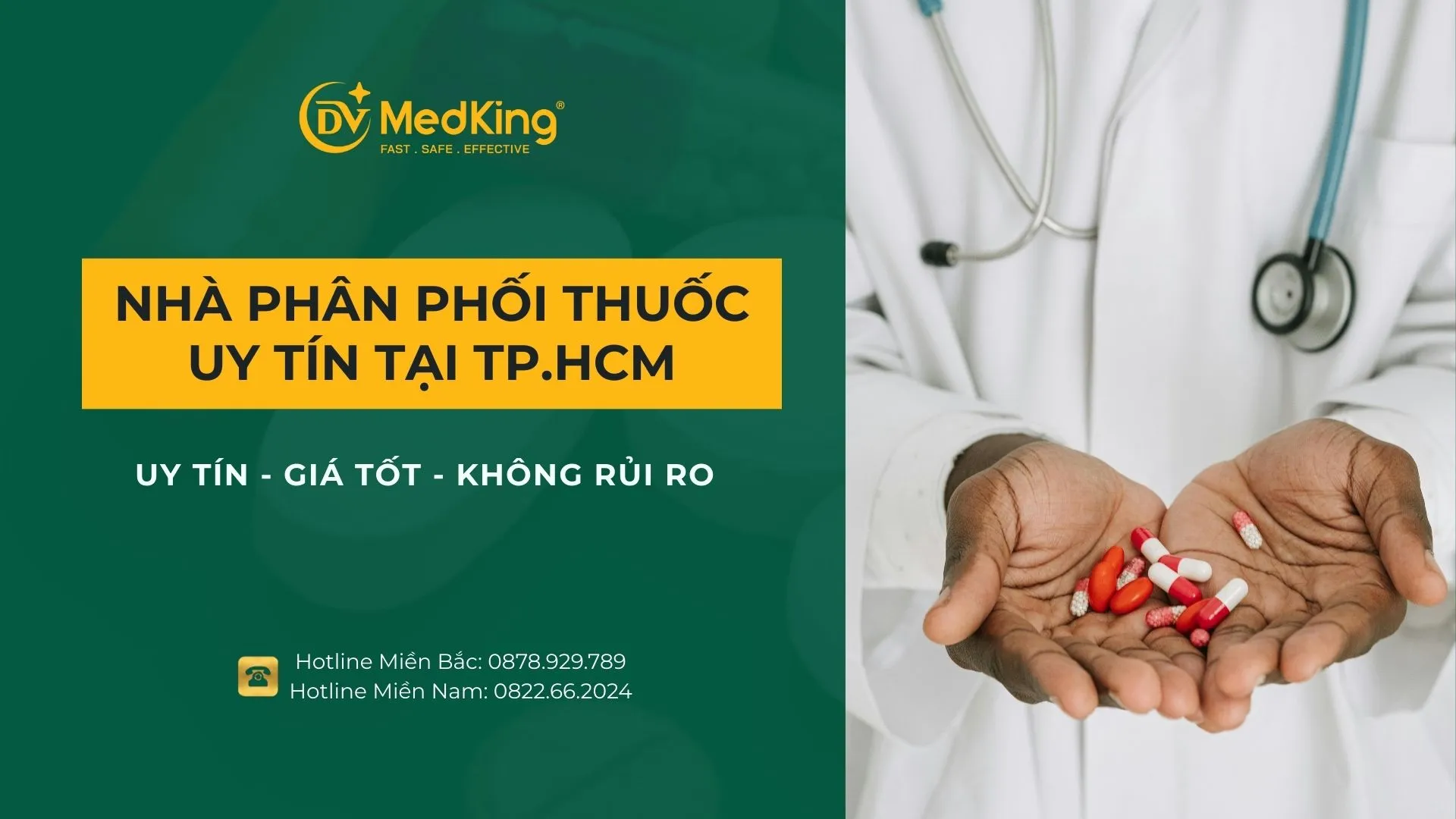 Nhà phân phối thuốc uy tín tại TPHCM | Dược Vương - DV MedKing