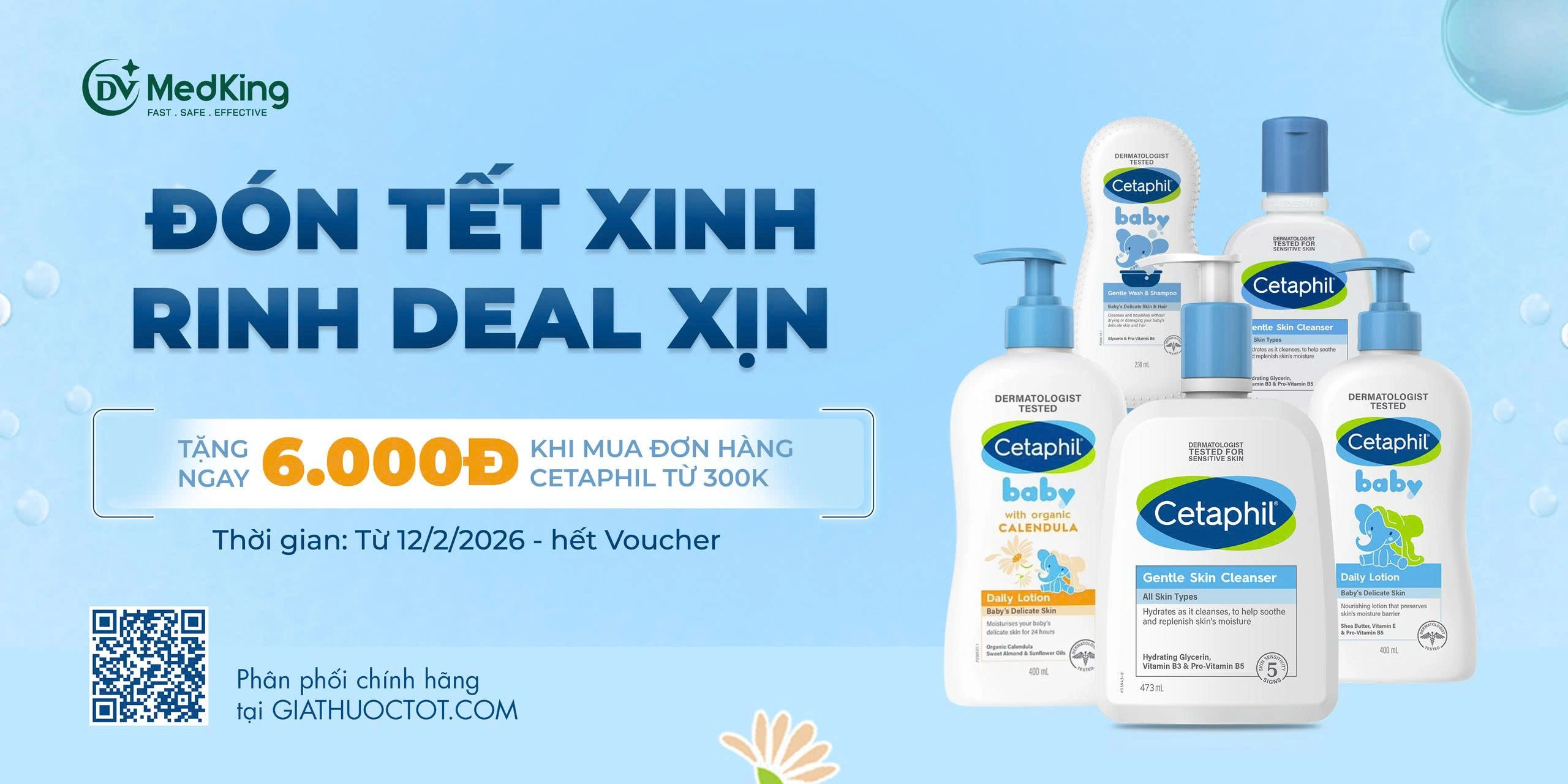 🔥ĐÓN TẾT XINH – RINH DEAL XỊN CÙNG CETAPHIL