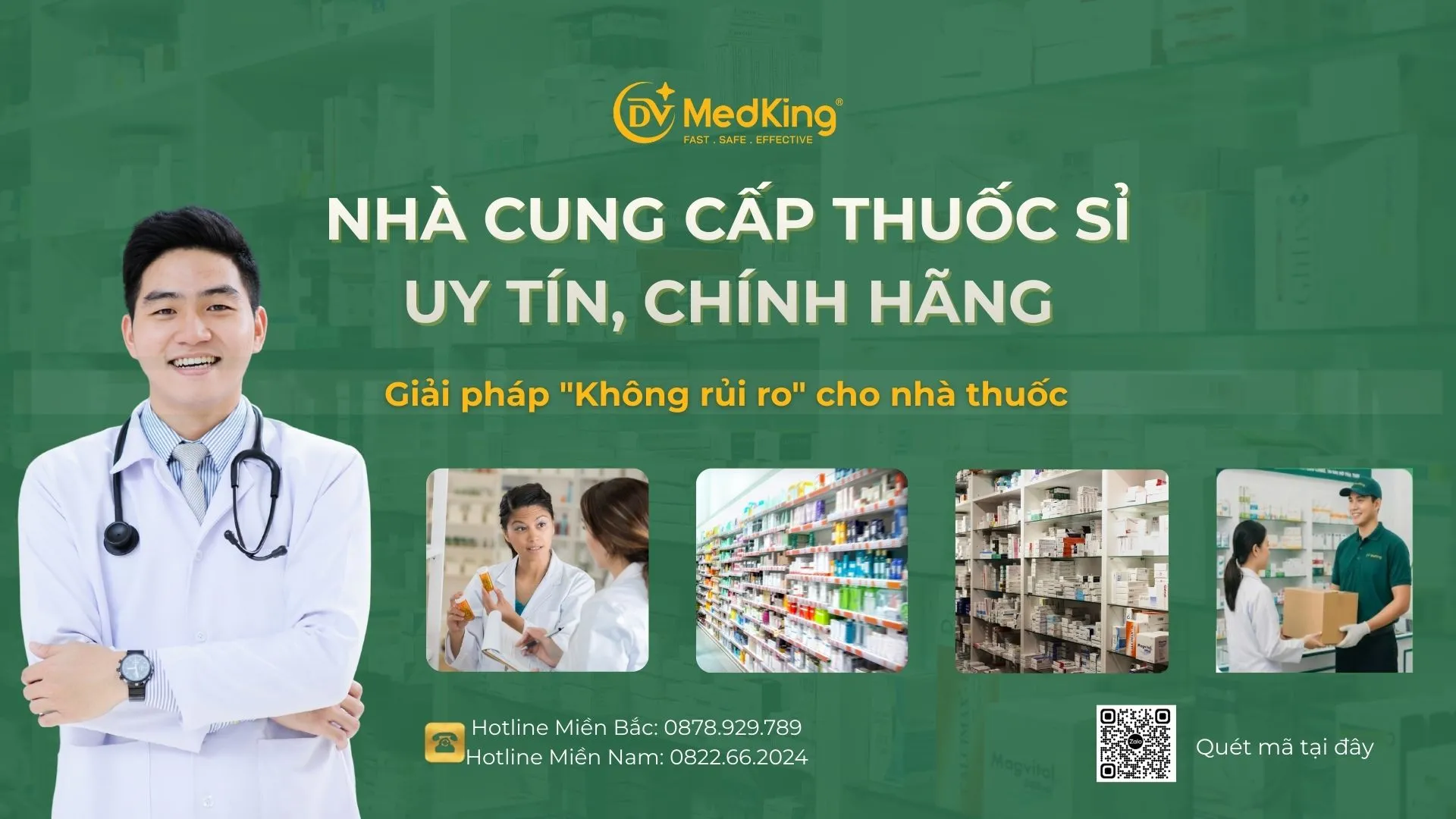 Nhà cung cấp thuốc sỉ uy tín, chính hãng: Giải pháp "Không rủi ro" cho nhà thuốc