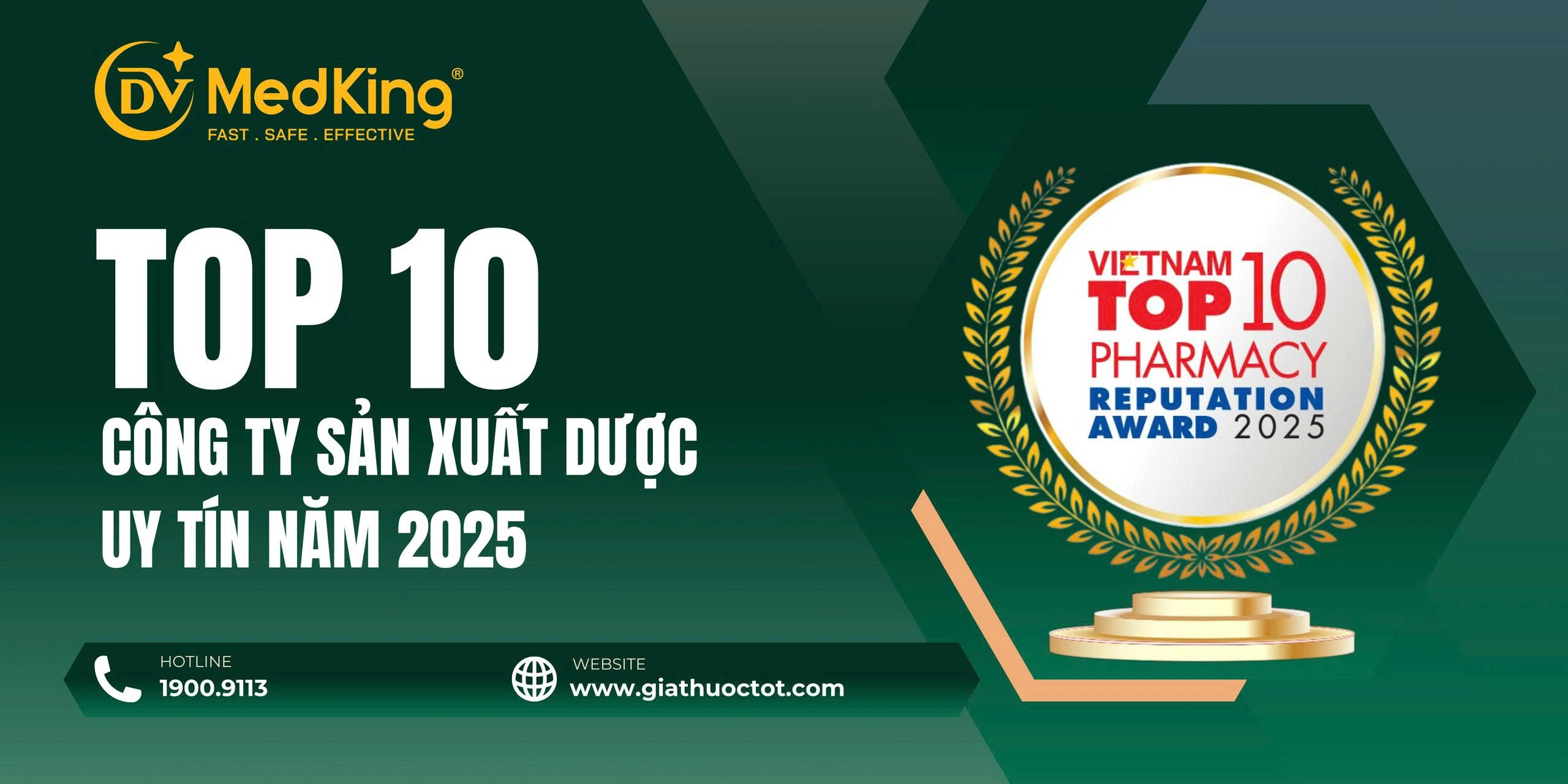 Top 10 Công ty Sản xuất Dược phẩm Uy tín tại Việt Nam năm 2025 