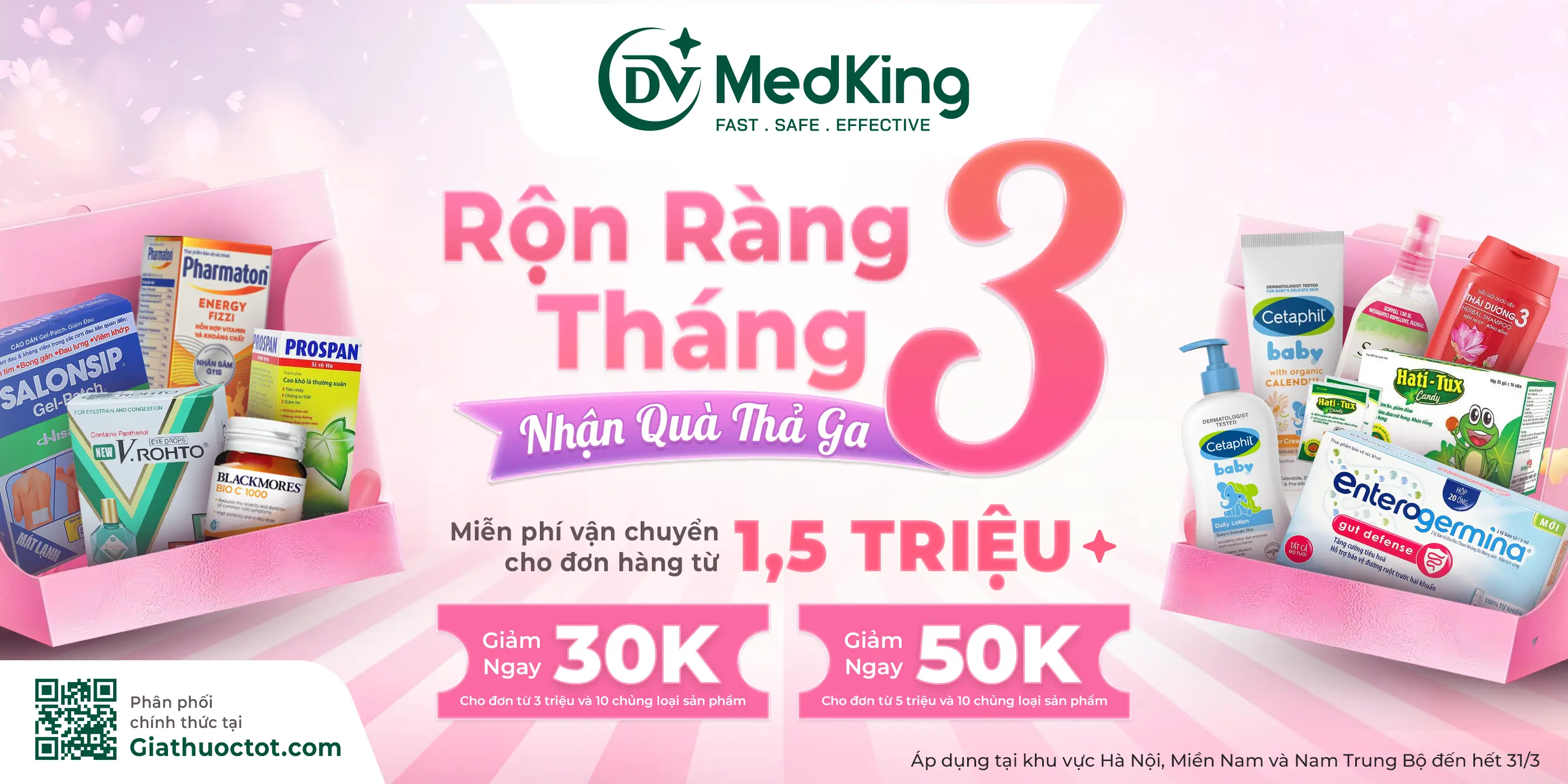 🌸 RỘN RÀNG THÁNG 3 - NHẬN QUÀ THẢ GA 🌸