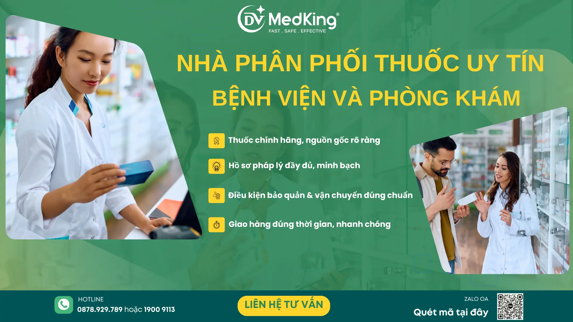 Nhà phân phối thuốc bệnh viện và phòng khám