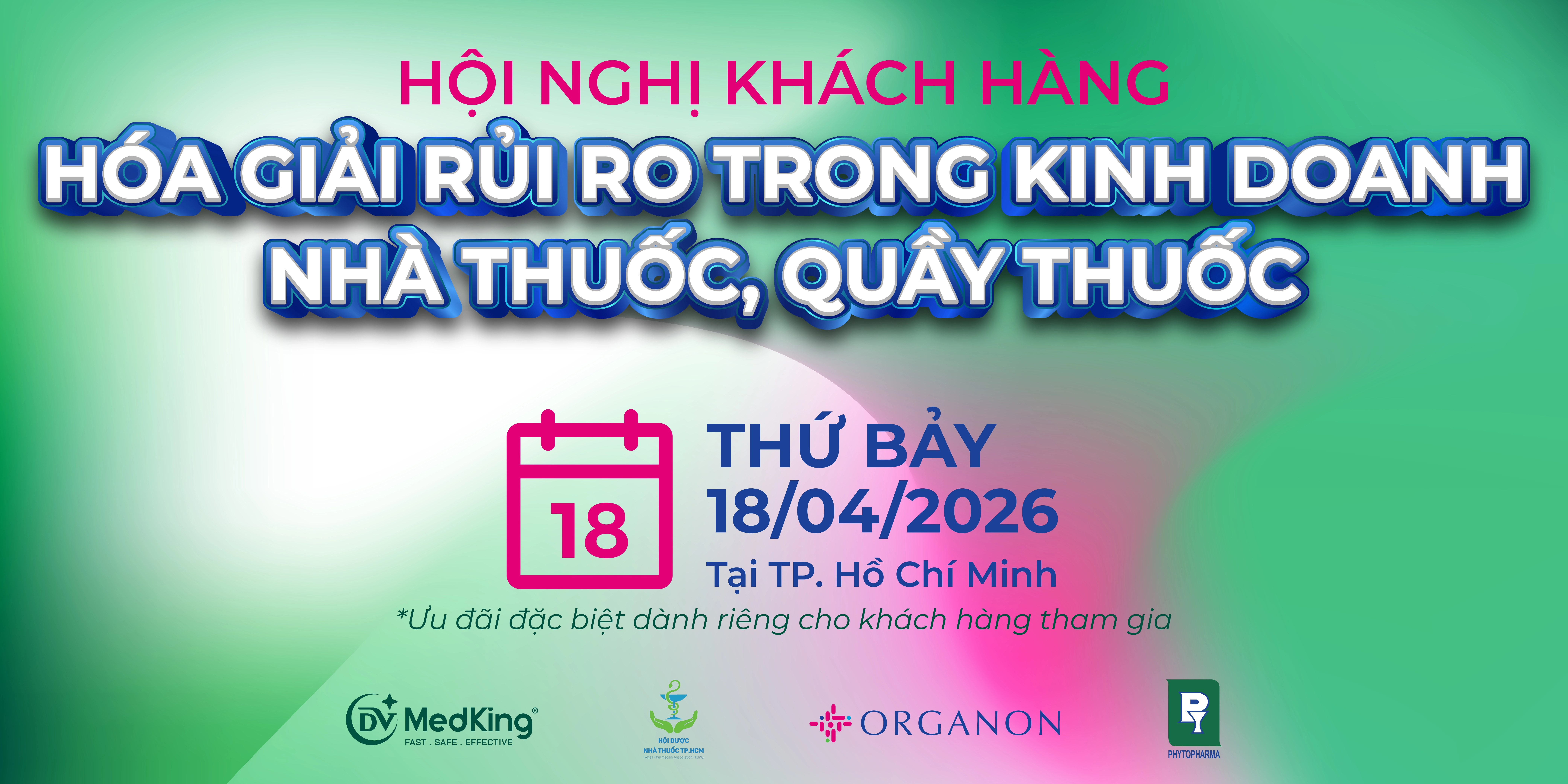 [DƯỢC VƯƠNG × ORGANON] SỰ KIỆN HÓA GIẢI RỦI RO TRONG KINH DOANH NHÀ THUỐC, QUẦY THUỐC