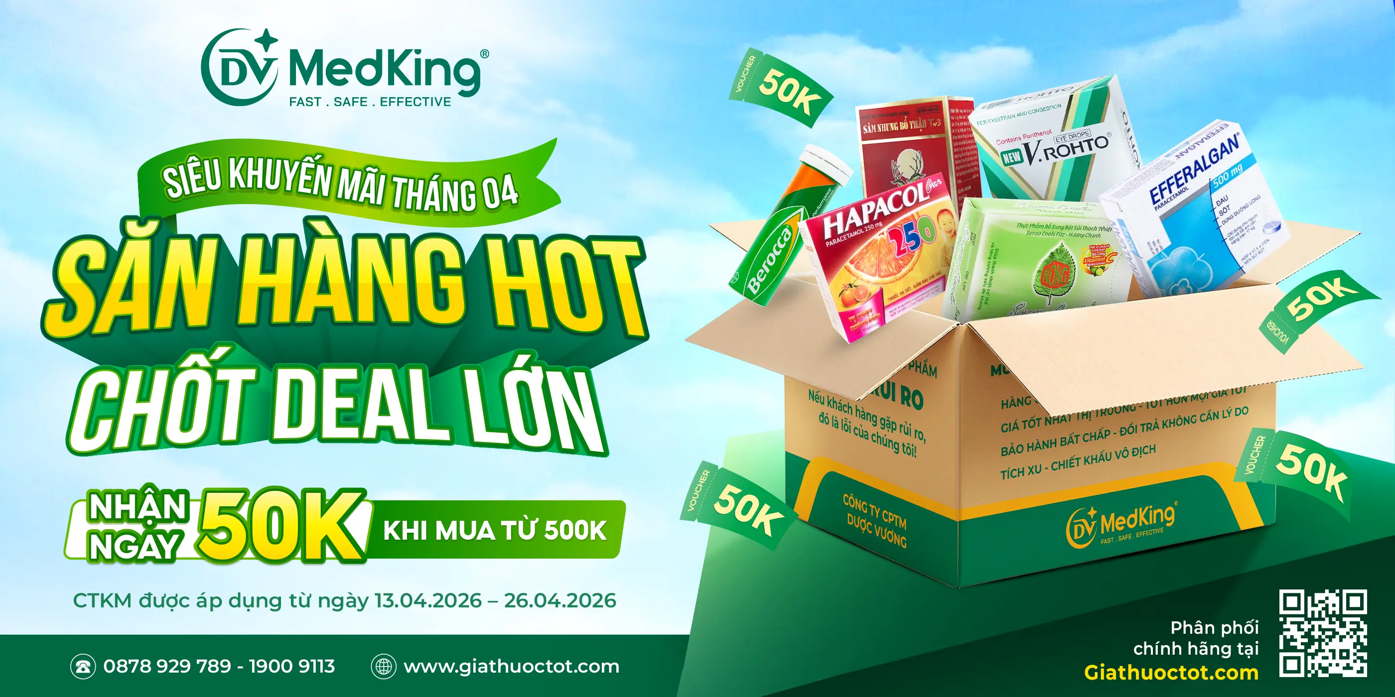 SIÊU KHUYẾN MÃI THÁNG 04 - SĂN HÀNG HOT, CHỐT DEAL LỚN