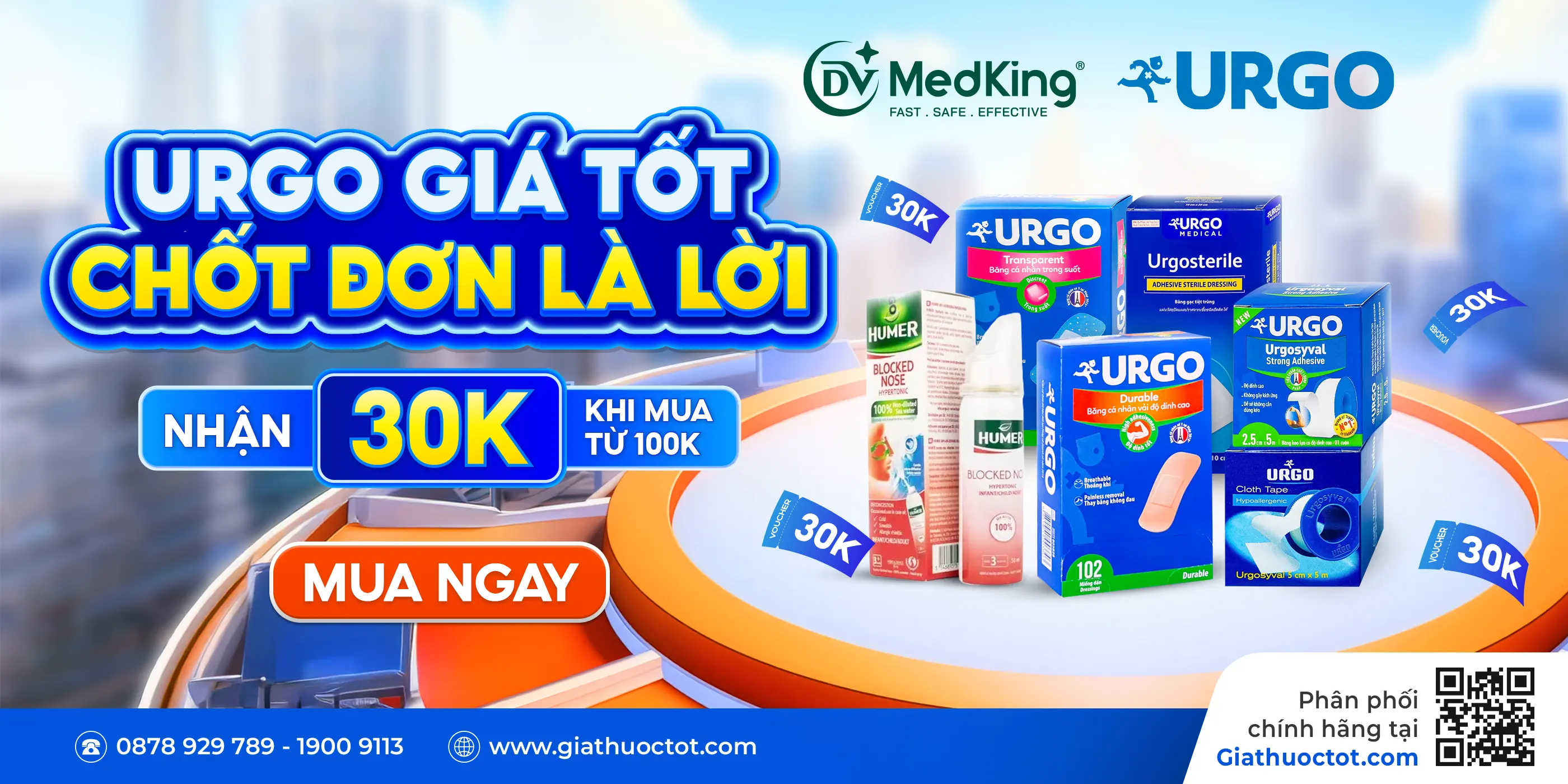 URGO GIÁ TỐT – CHỐT ĐƠN LÀ LỜI