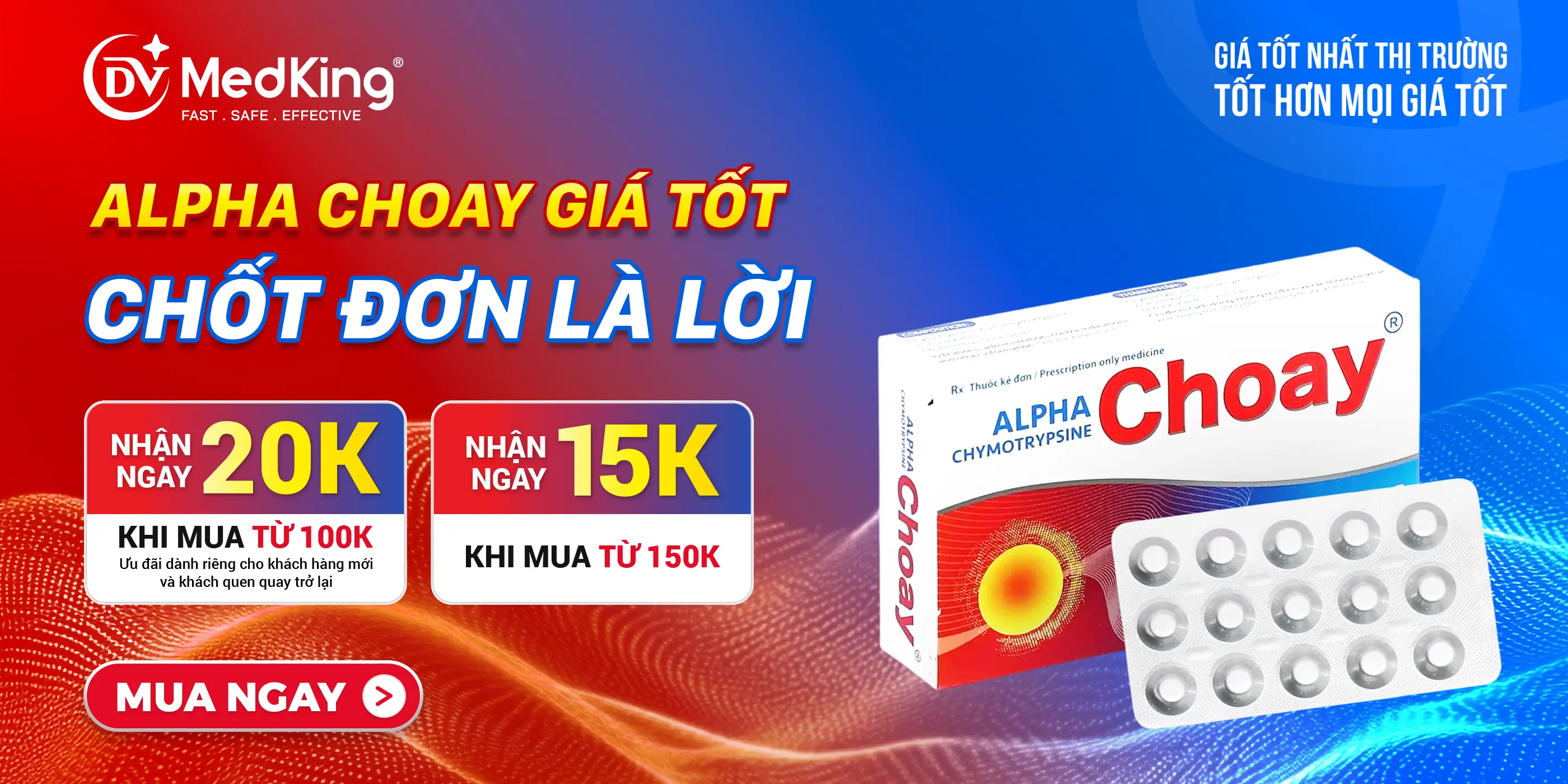 ALPHA CHOAY GIÁ TỐT - CHỐT ĐƠN LÀ LỜI