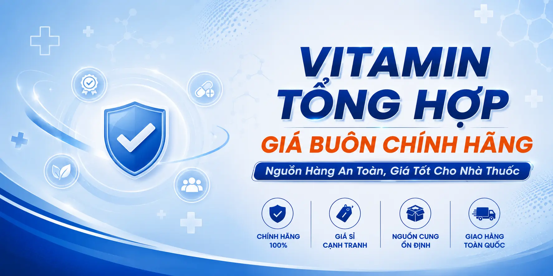Vitamin Tổng Hợp Giá Buôn Chính Hãng: Nguồn Hàng An Toàn, Giá Tốt Cho Nhà Thuốc