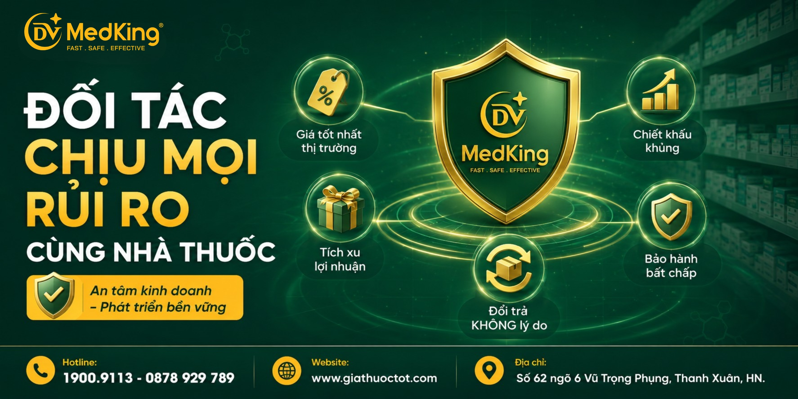 Thuốc nội giá sỉ: Giải pháp nhập hàng chính hãng, tối ưu lợi nhuận cho nhà thuốc