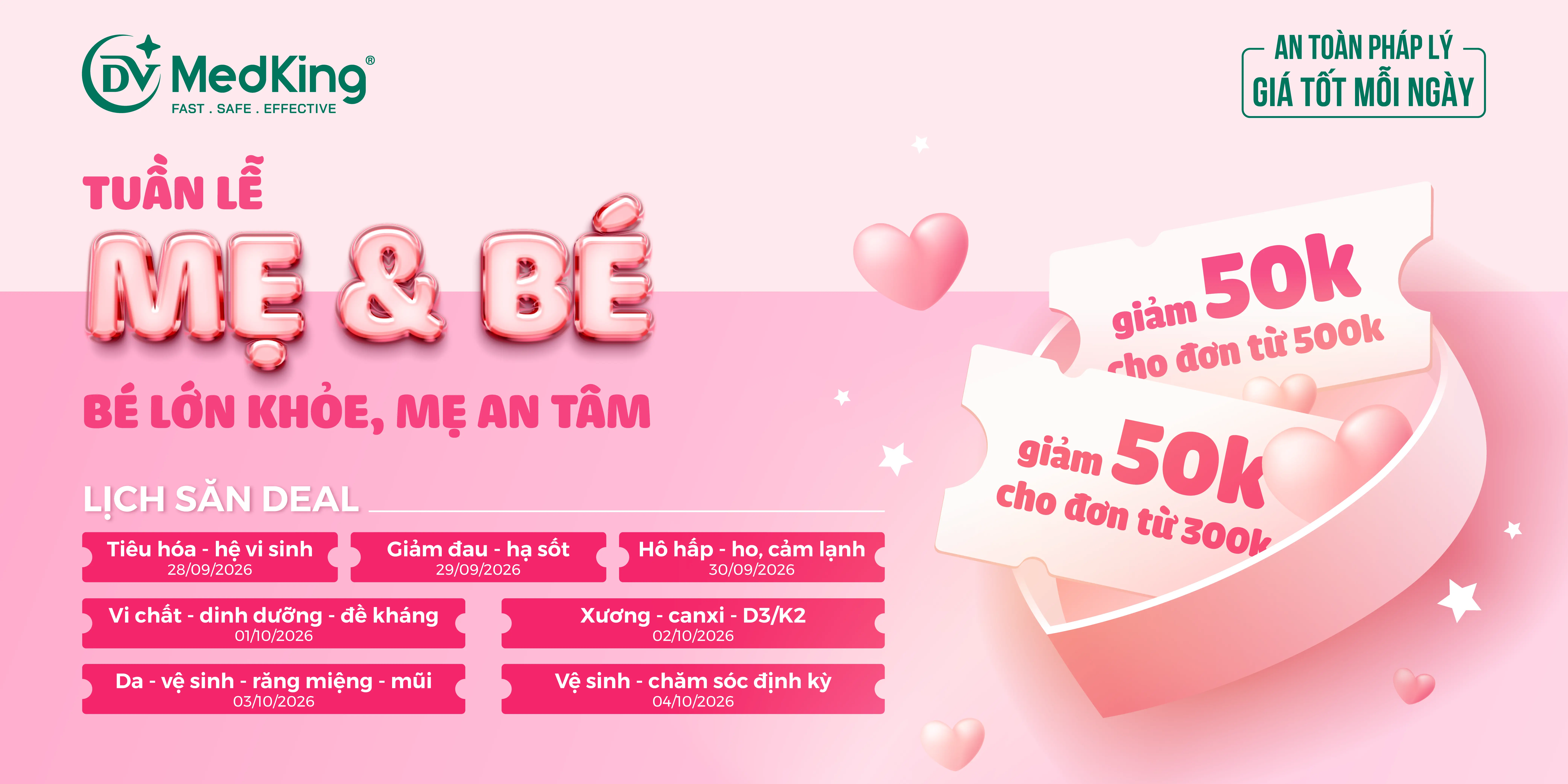 TUẦN LỄ MẸ&BÉ: BÉ LỚN KHỎE, MẸ AN TÂM