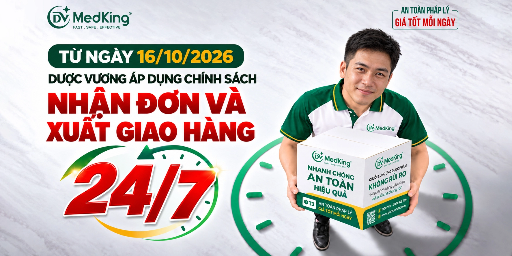DƯỢC VƯƠNG NHẬN ĐƠN VÀ XUẤT GIAO HÀNG 24/7