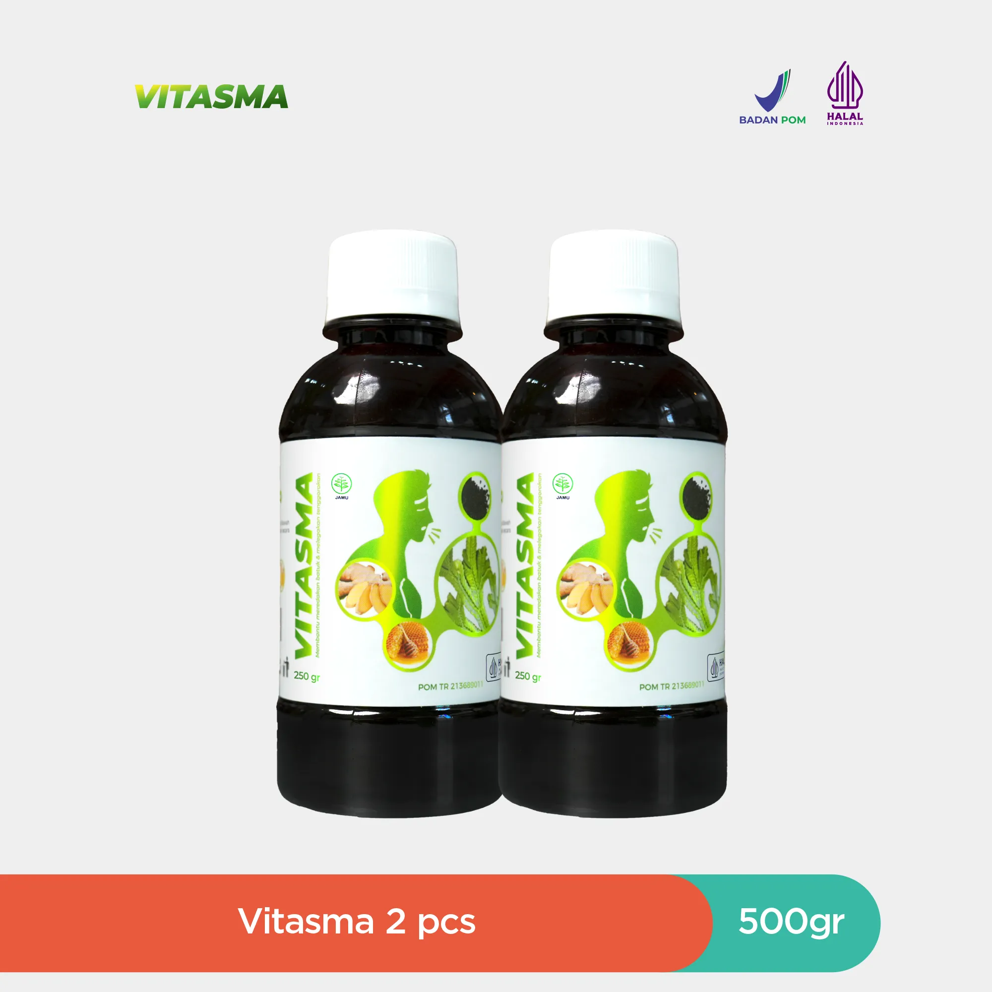 2 Botol Vitasma - 500 Gram