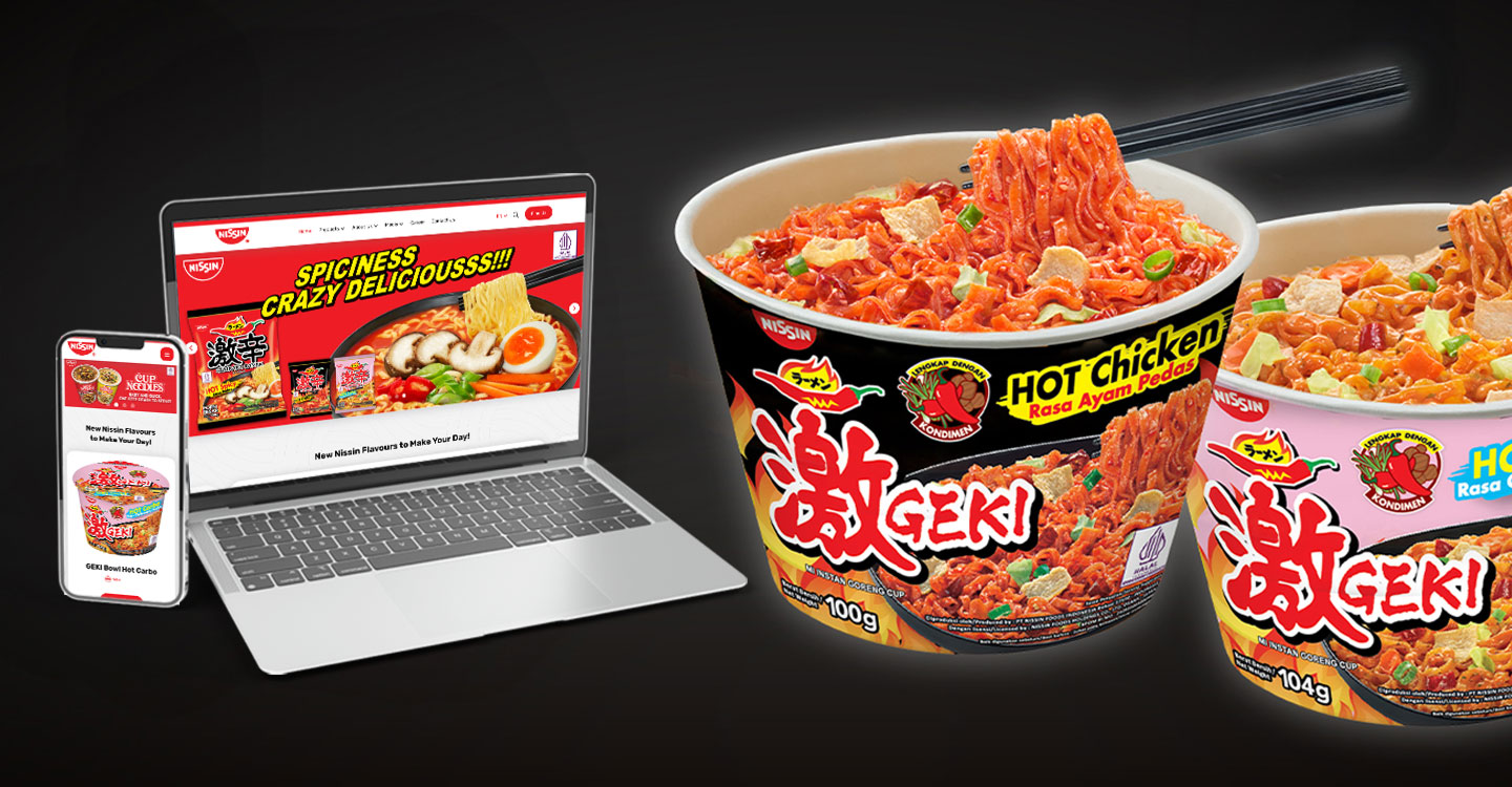 FMCG SEO Nissin food by Essentials digital agency