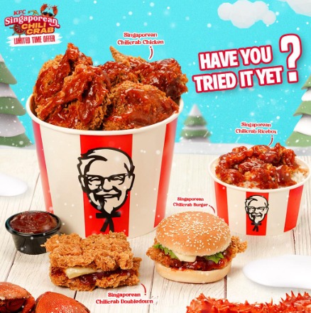KFC Singapore Rilis Menu Chili Crab Spesial