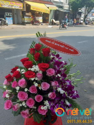 giỏ hoa sinh nhật