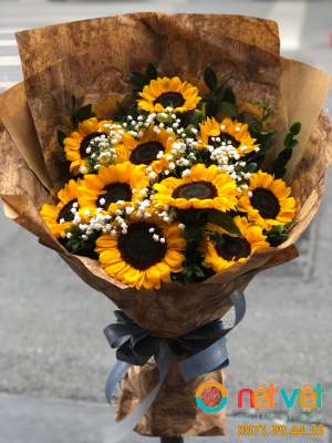 bó hoa hướng dương